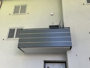Balcone in ferro e acciaio inox