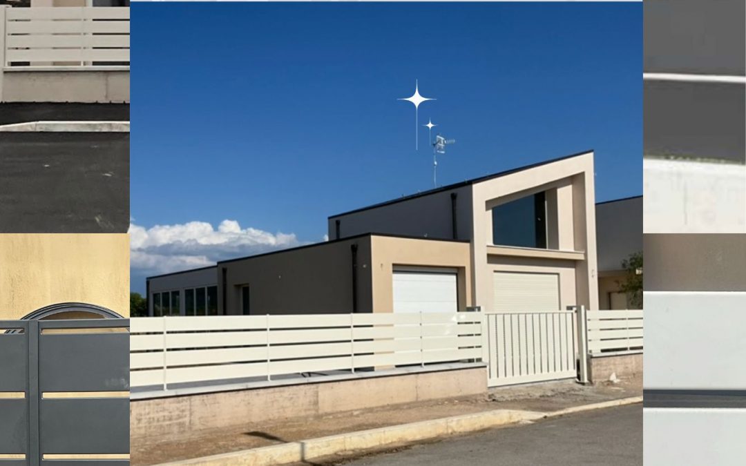 Cancelli e recinzioni in ferro a doghe per privacy ed estetica