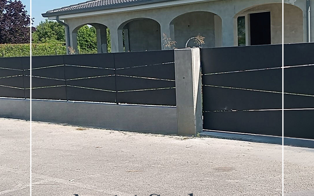 Cancelli recinzioni e balaustre in ferro dogato e inclinato