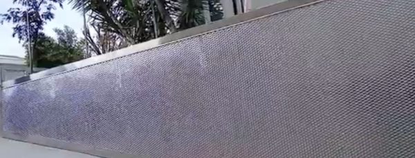 Reti in alluminio con scossaline per coperture o divisori - immagine 2