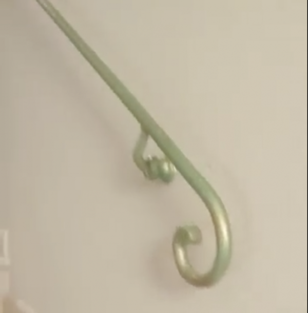Corrimano artigianale stile antico per scale - immagine 3